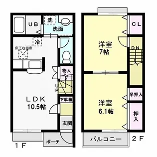 メゾン・グラシアBの間取り