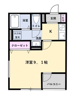 La confole(ラ コンフォーレ)【3階】の間取り