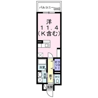 デスパシオ【4階】の間取り