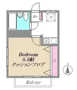 コンフォール城南【2階】の間取り