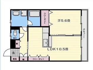 キャビンコート【1階】の間取り