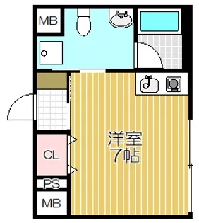 コンポジット戸越【4階】の間取り