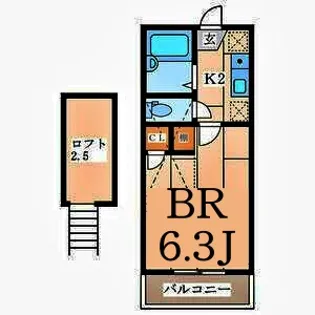セントレジス新横浜【2階】の間取り