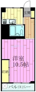 西船橋永谷マンション【6階】の間取り