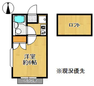 ビューハイツ【2階】の間取り