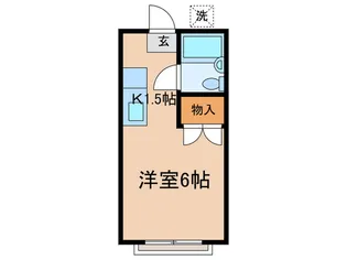 メゾンドキャトル【2階】の間取り