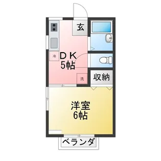 エステートK【2階】の間取り