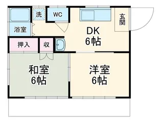 フェルマータ東大門【1階】の間取り