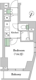 フェニックス渋谷本町【4階】の間取り