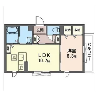 スペランツァ【1階】の間取り