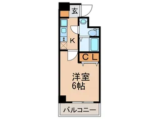 ブリリアントコート西田辺【5階】の間取り