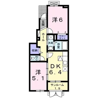 シグマ88 B【1階】の間取り