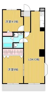 メゾンデューク【1階】の間取り