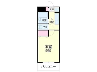 スカイライツ早出【1階】の間取り