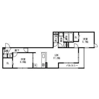 D-residence西野【1階】の間取り