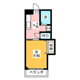 コーポ栄寿【2階】の間取り