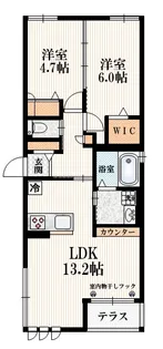 アーベントレーテ【1階】の間取り
