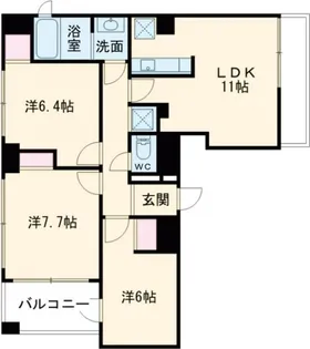 Humanハイム中葛西【13階】の間取り