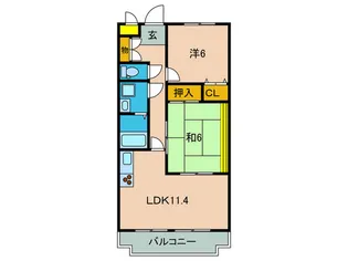 セントヒル【2階】の間取り