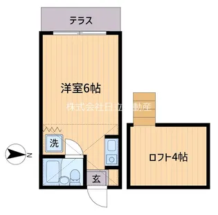 コロネット笹塚【1階】の間取り