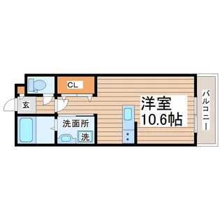 ファイゾニア中田【2階】の間取り