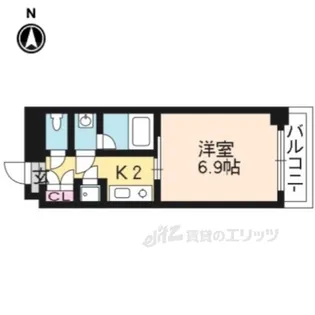 宝源ビル【10階】の間取り