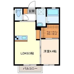 アーバンスクウェアー【1階】の間取り