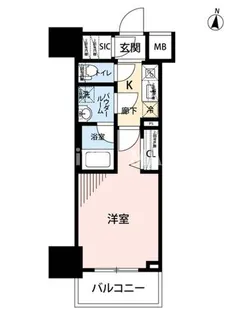 メインステージ亀戸VI【5階】の間取り