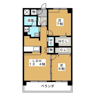 Palais Robert【3階】の間取り