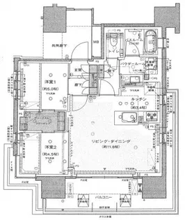 PREMIST立川【6階】の間取り