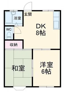 ハウスコスモスパーク【2階】の間取り