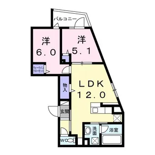 CREVANCE東日暮里【1階】の間取り