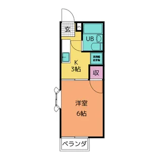 エリール・セビラ【2階】の間取り