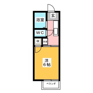 ベルシティ台町【2階】の間取り