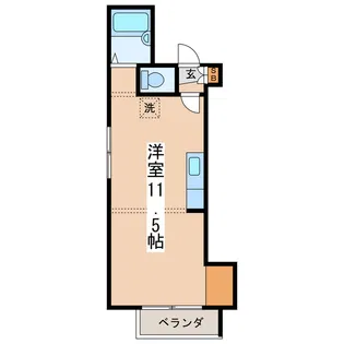 ノースコート宝橋通【2階】の間取り