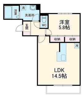 ユアメゾン北一色【2階】の間取り