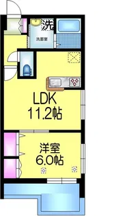 Bellacasa妙典 ベラカーサミョウデン【3階】の間取り