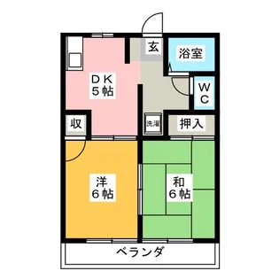 サンハイム富士見【2階】の間取り