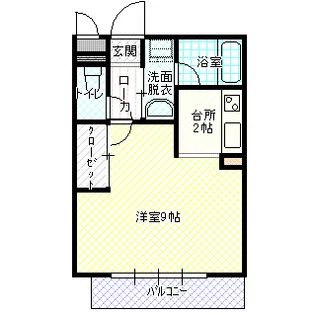 サンモール高場【5階】の間取り