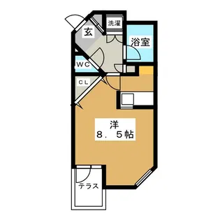 ハミングバード【3階】の間取り
