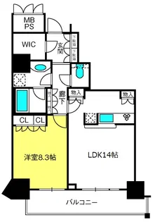 THE OMIYA TOWERS WEST【20階】の間取り