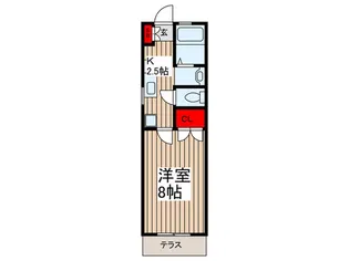 竹の塚ベルメゾンの間取り