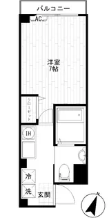 e.flat渋谷本町【3階】の間取り