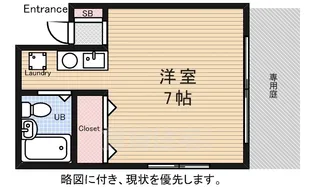 サンフラワー井口ハイツ【1階】の間取り