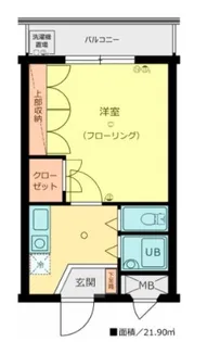 ロイヤルコート六本松【2階】の間取り