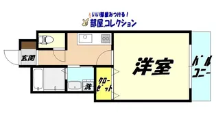 Blane noire【5階】の間取り