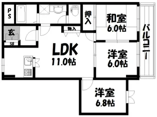 Avenir (アヴニール)【2階】の間取り