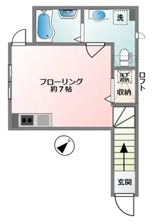 F07ハイツ【2階】の間取り