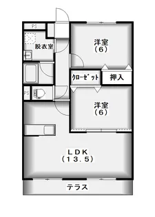 ストークハウス長泉B【1階】の間取り
