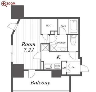 オープンレジデンシア名古屋駅THE COURT【7階】の間取り